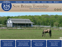 Tablet Screenshot of newbritaintownship.org